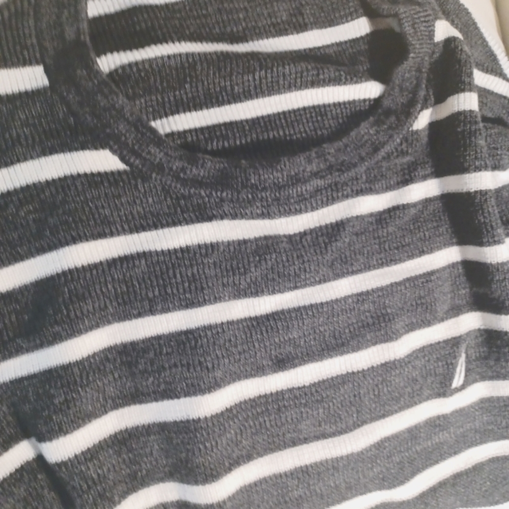 Large nautica long sleeve sweater shirt